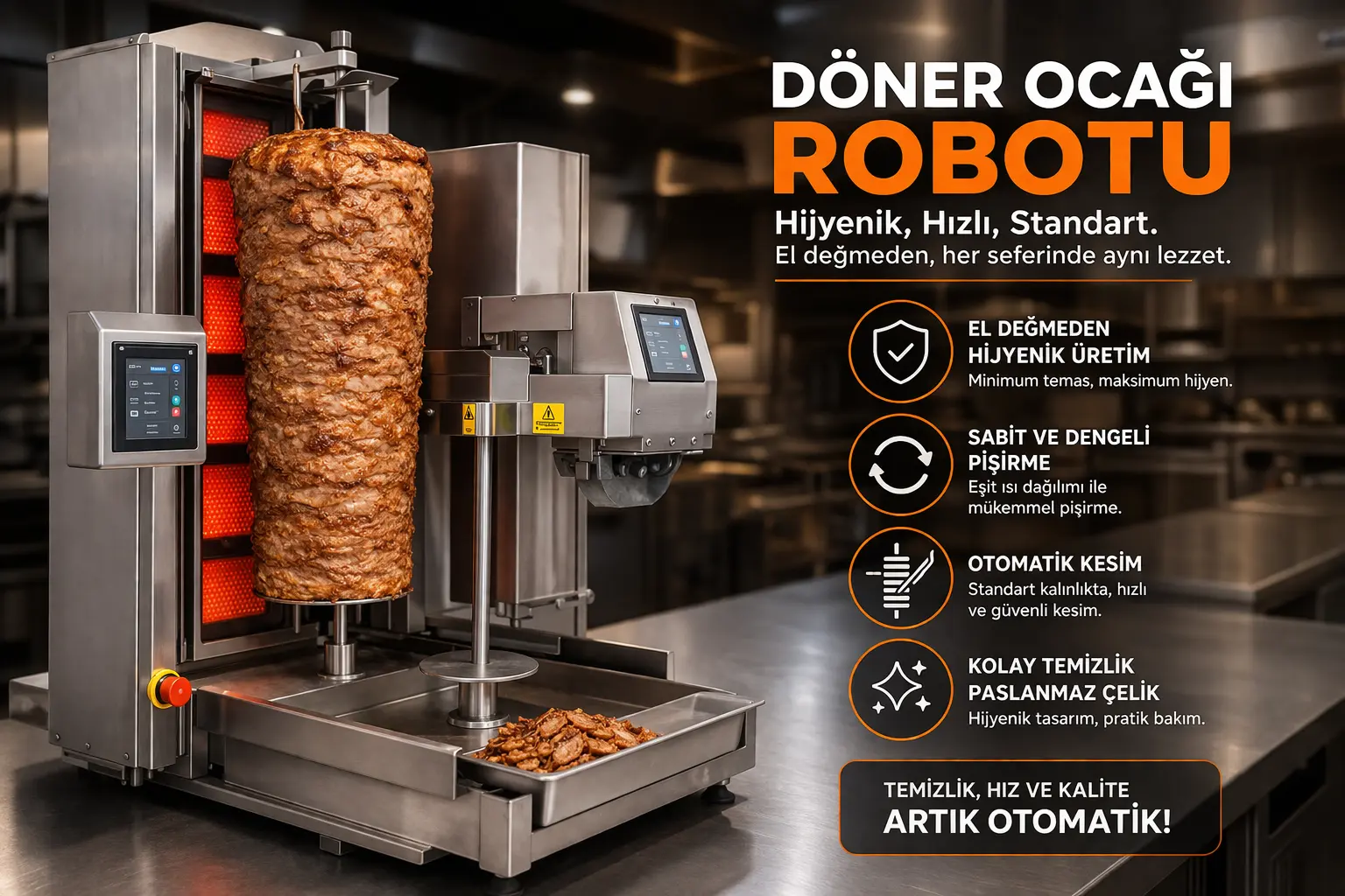 Döner Ocağı Robotu ve Özellikleri