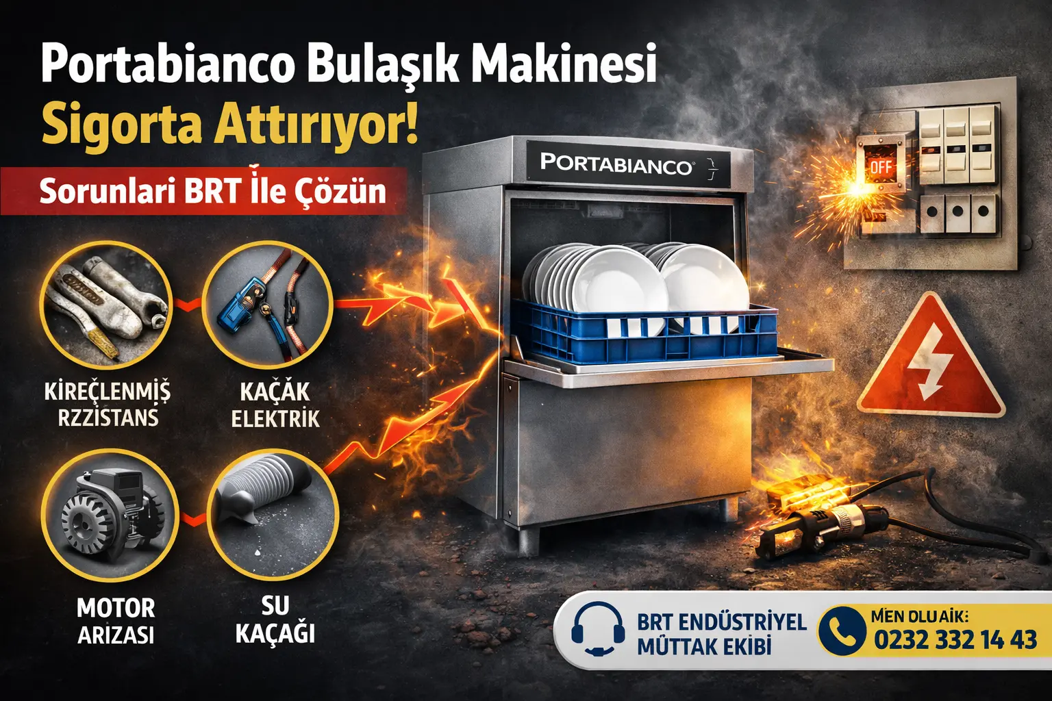 Portabianco Bulaşık Makinesi Neden Sigorta Attırıyor?